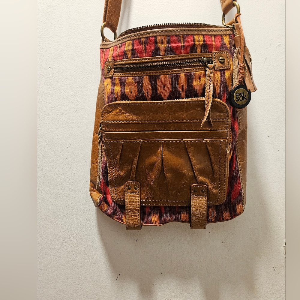 The Sak Brown and Multicolor Crossbody Bag